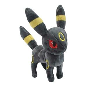 Umbreon Plush Toy with Yellow Accents